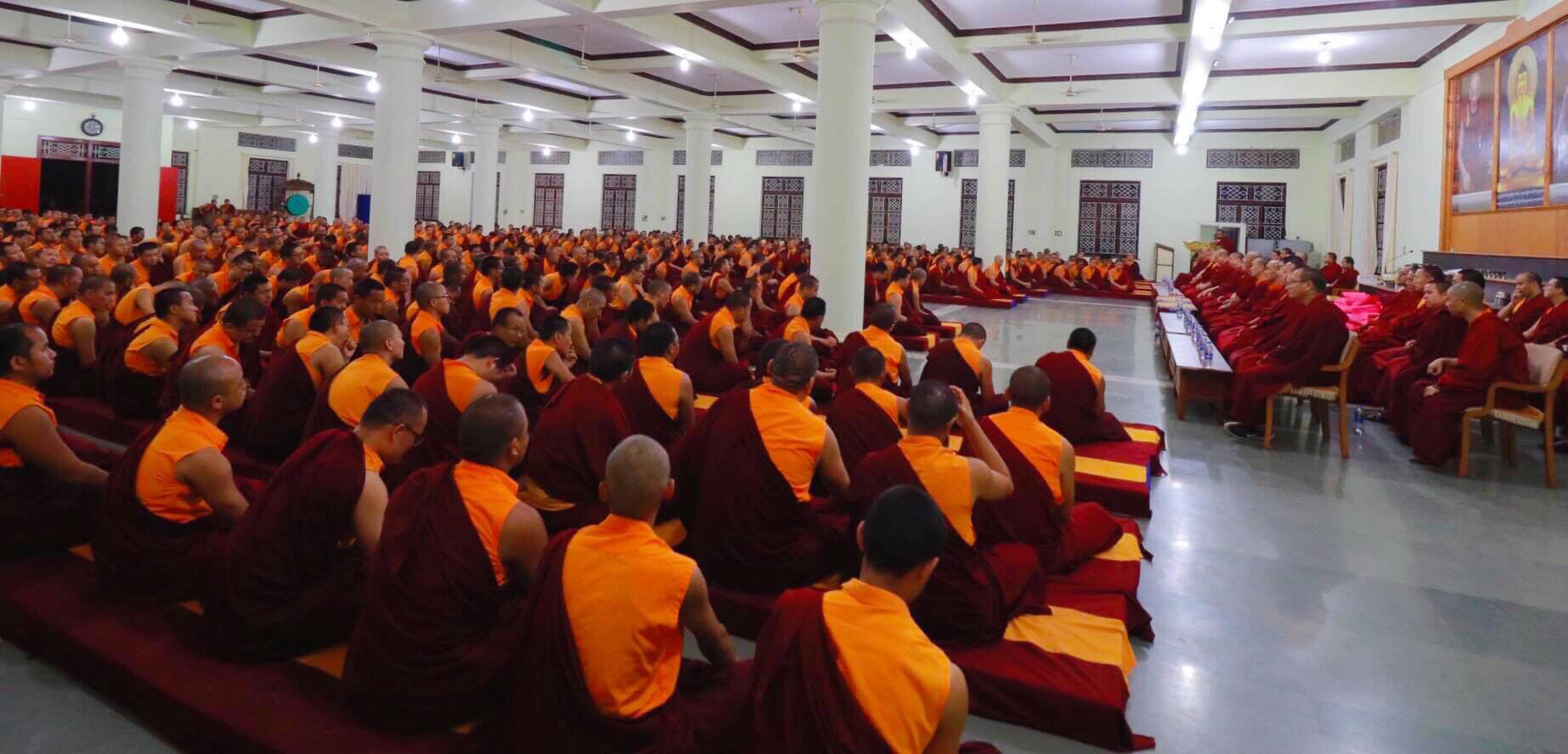 2019年4月8日 南卓林寺舊譯寧瑪，印度南卓林寺，照片6/6