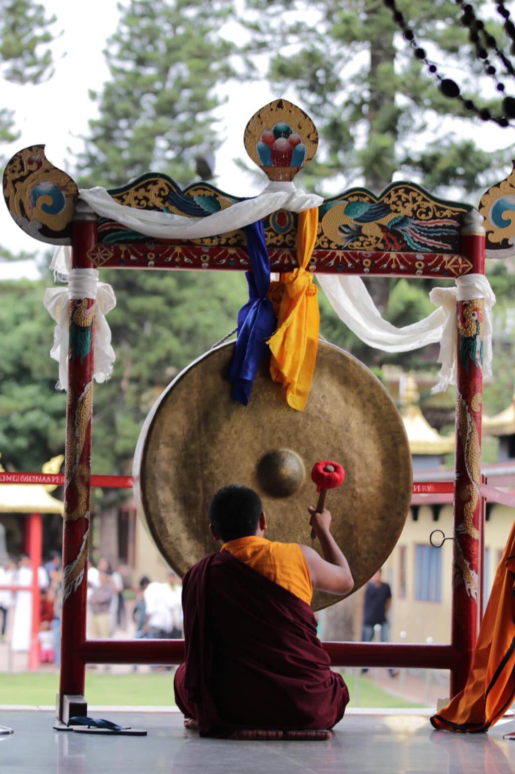 2019年6月11日，南卓林寺第49屆年度噶瑪法會於今天開始。，印度南卓林寺，照片4/16