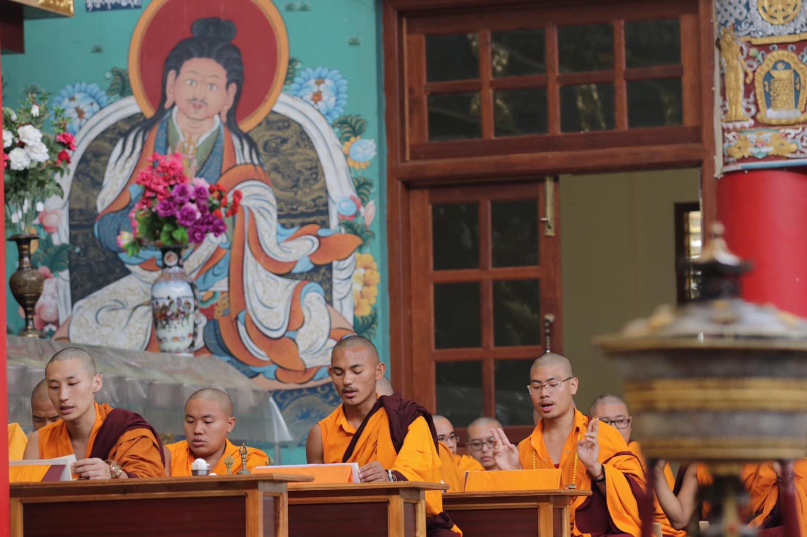 2019年6月11日，南卓林寺第49屆年度噶瑪法會於今天開始。，印度南卓林寺，照片5/16