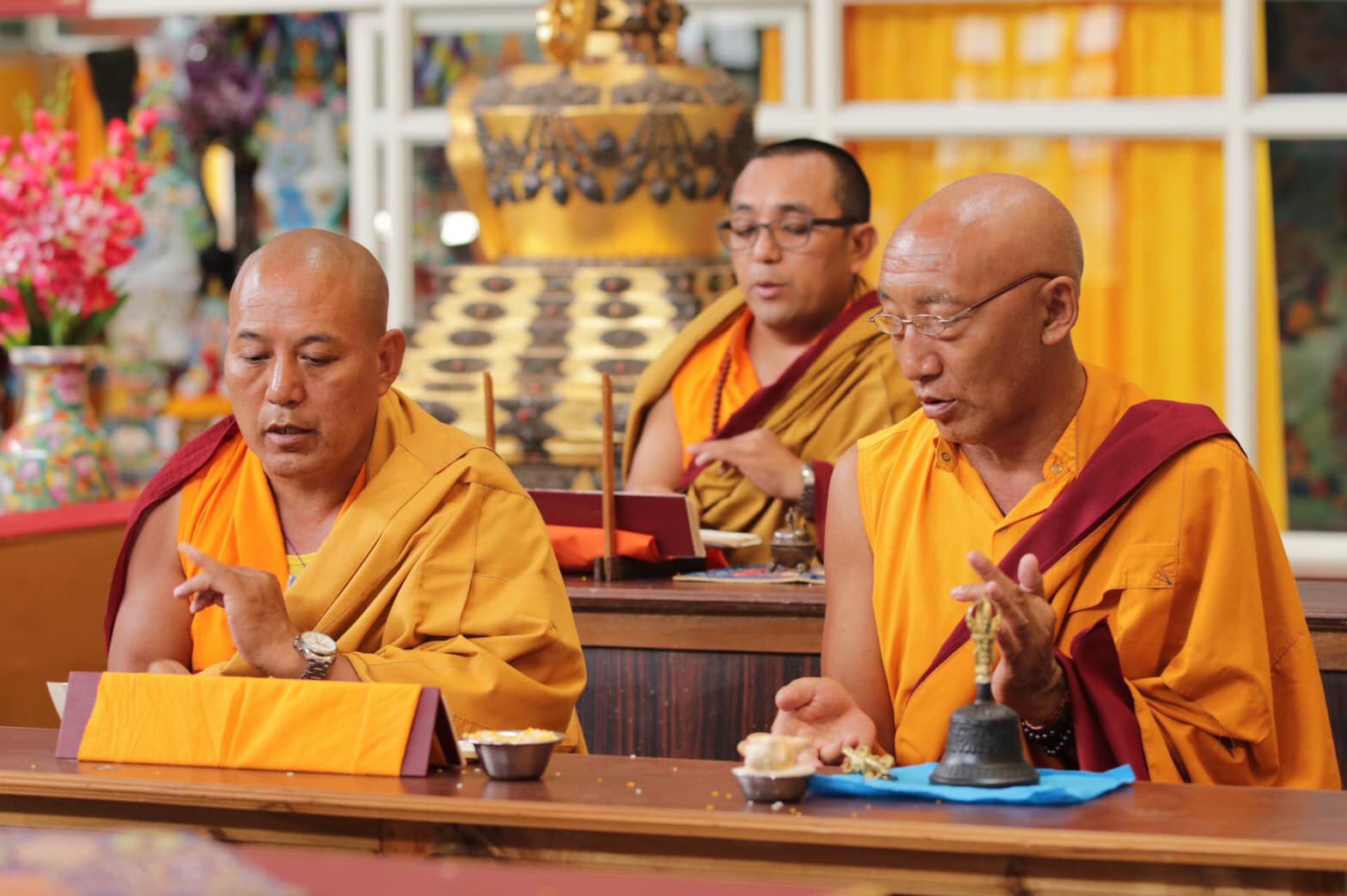 2019年6月11日，南卓林寺第49屆年度噶瑪法會於今天開始。，印度南卓林寺，照片6/16