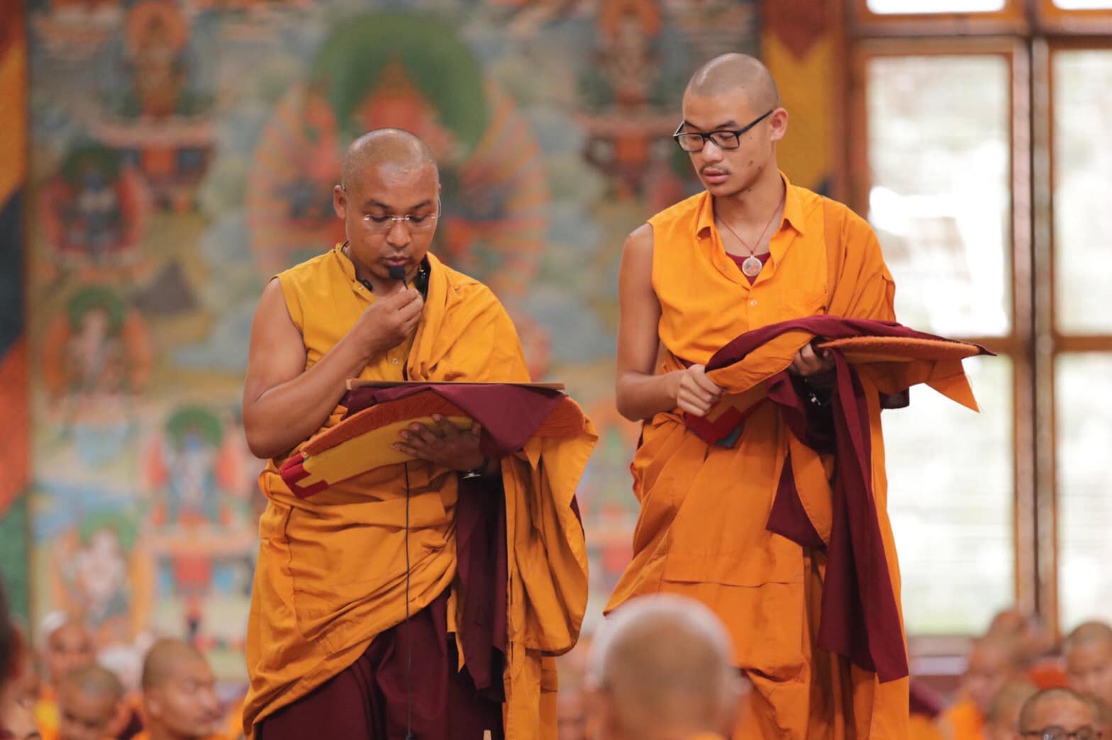 2019年6月11日，南卓林寺第49屆年度噶瑪法會於今天開始。，印度南卓林寺，照片7/16