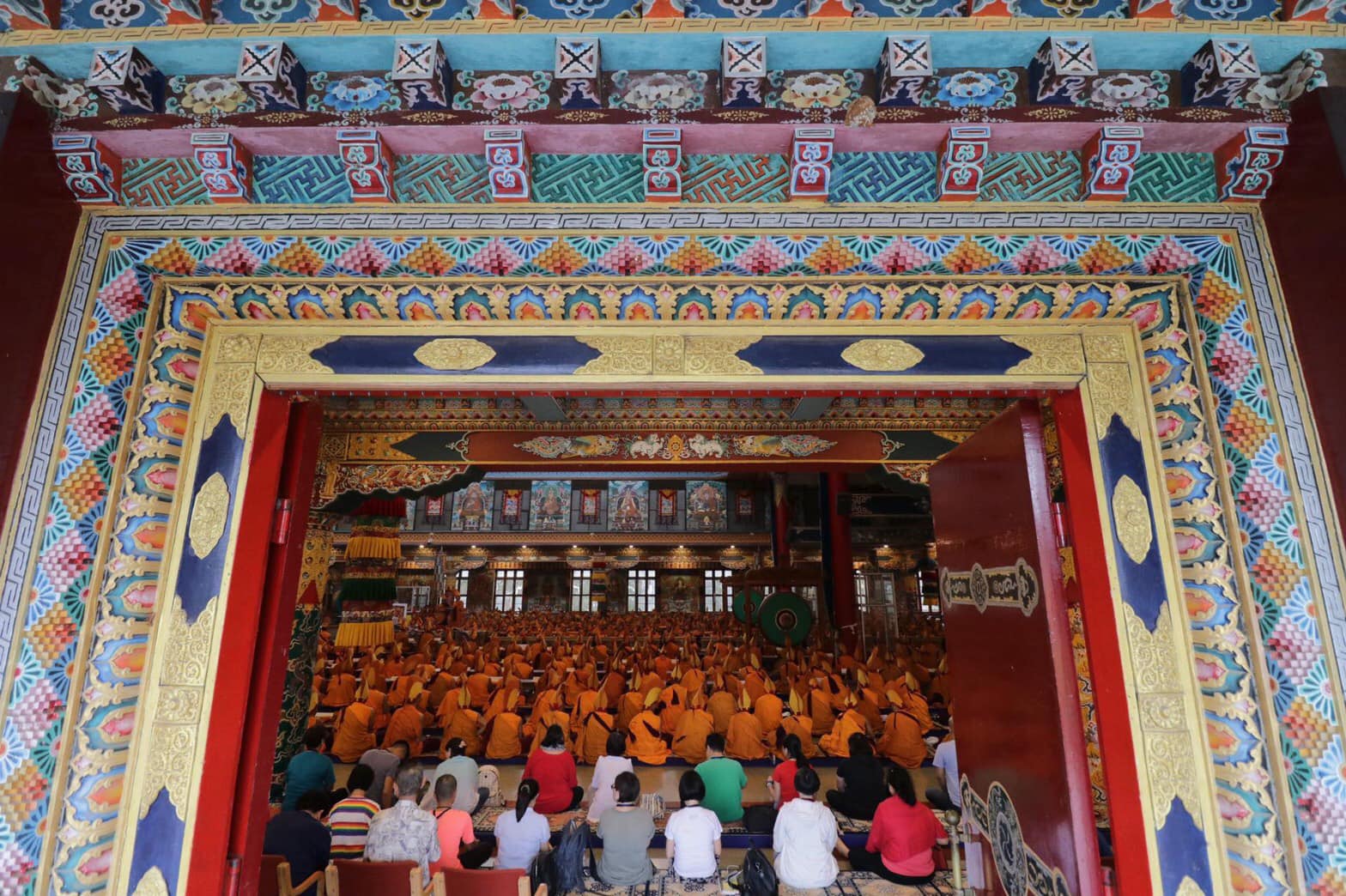 2019年6月11日，南卓林寺第49屆年度噶瑪法會於今天開始。，印度南卓林寺，照片8/16