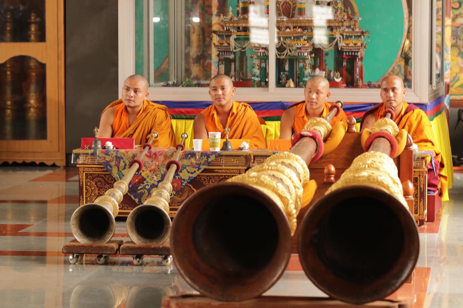 2019年6月11日，南卓林寺第49屆年度噶瑪法會於今天開始。，印度南卓林寺，照片10/16