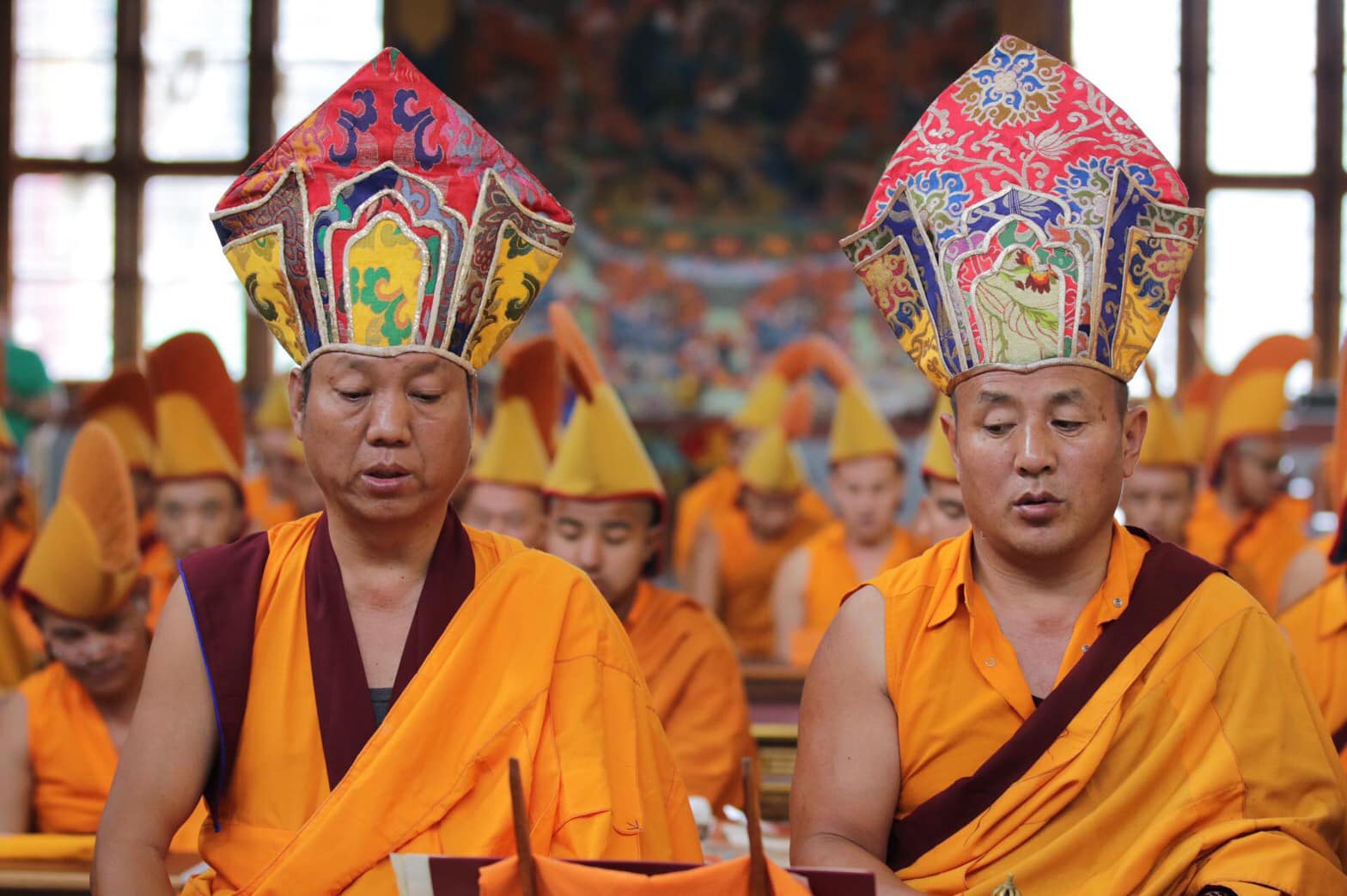 2019年6月11日，南卓林寺第49屆年度噶瑪法會於今天開始。，印度南卓林寺，照片11/16