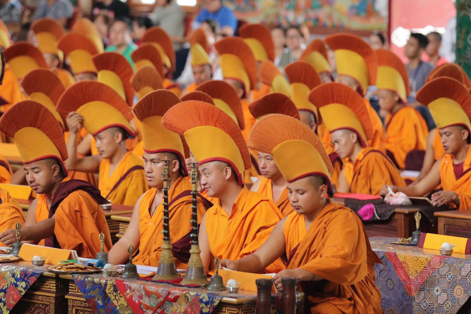 2019年6月11日，南卓林寺第49屆年度噶瑪法會於今天開始。，印度南卓林寺，照片13/16