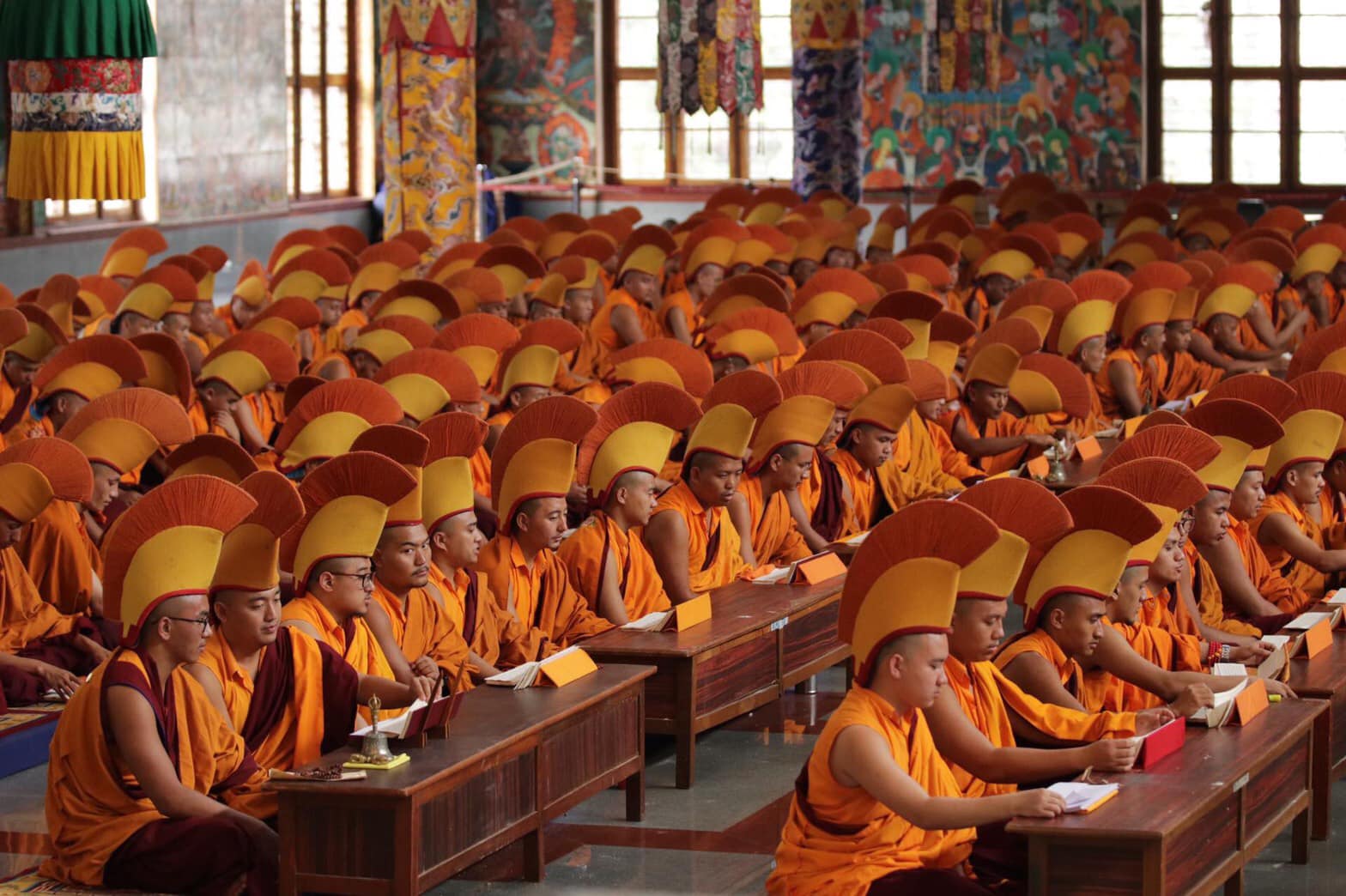 2019年6月11日，南卓林寺第49屆年度噶瑪法會於今天開始。，印度南卓林寺，照片15/16