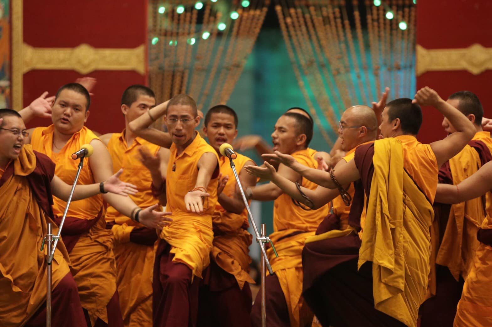 2019年7月1日，印度南卓林寺佛學院，師生們於米滂仁波切圓寂日修法紀念🙏，印度聖地，照片40/40