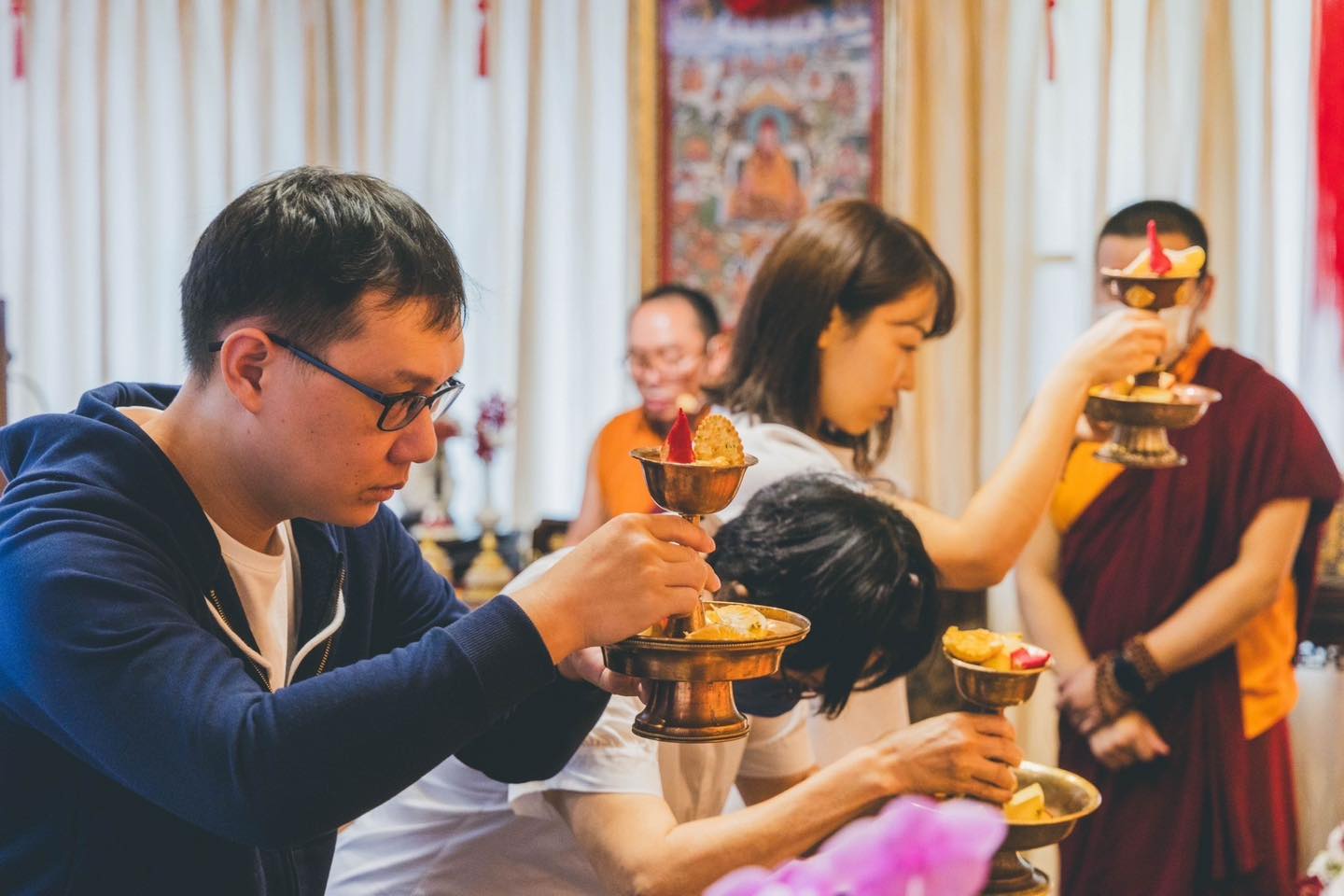 — 2024年11月2日活動記錄 — 皈依殊勝日 & 龍欽寧體護法法會，照片18/25